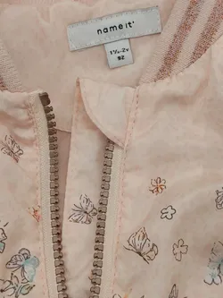 Name It Kinder Jacke Lachs geblümt Gr. 92 - Bild 2