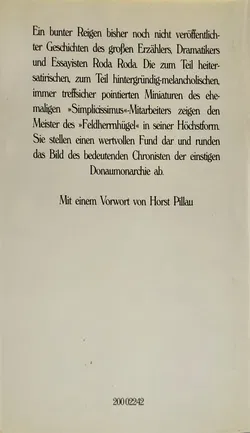 Das Schmuckkästchen - Erzählungen - Roda Roda - Bild 2
