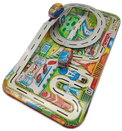 Highway Set - Vintage Blechspielzeug - WELBY  - Bild 2