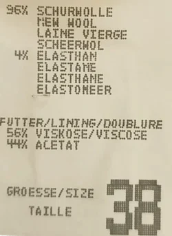 Joop! Damen Kurzmantel dunkelblau Gr. M - Bild 4