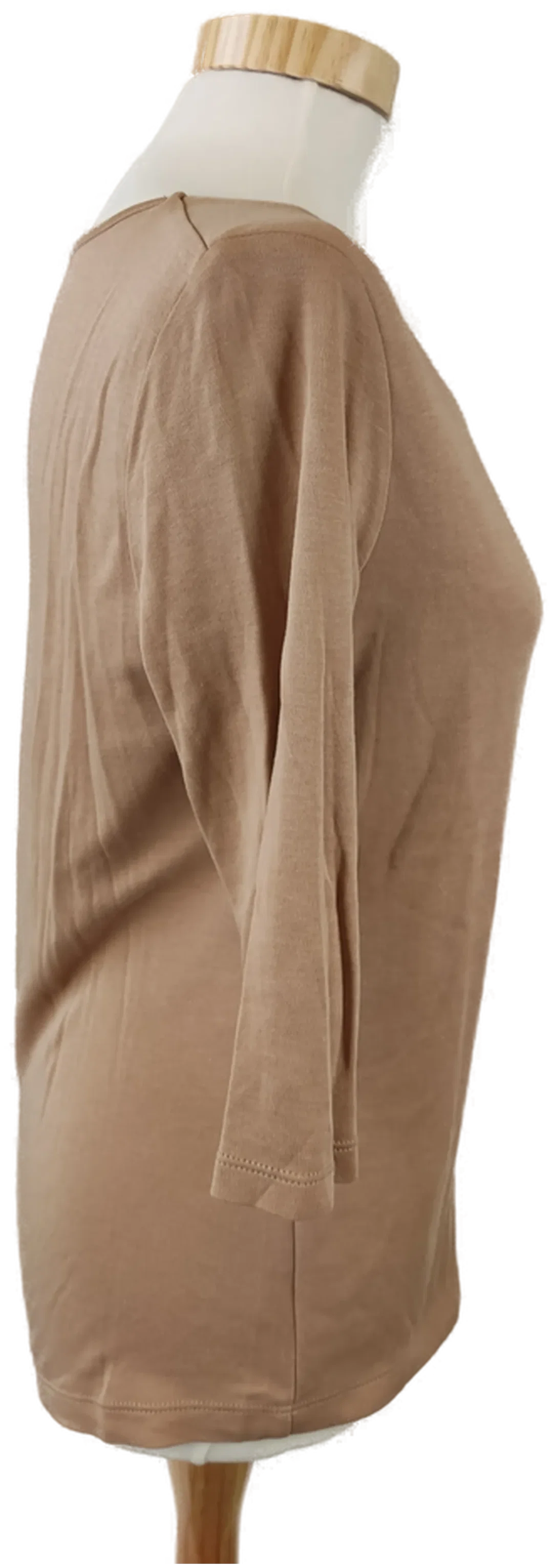 Damenbluse braun 3/4 Arm - M/38 - für Flohmarkt entnommen – Bild 2