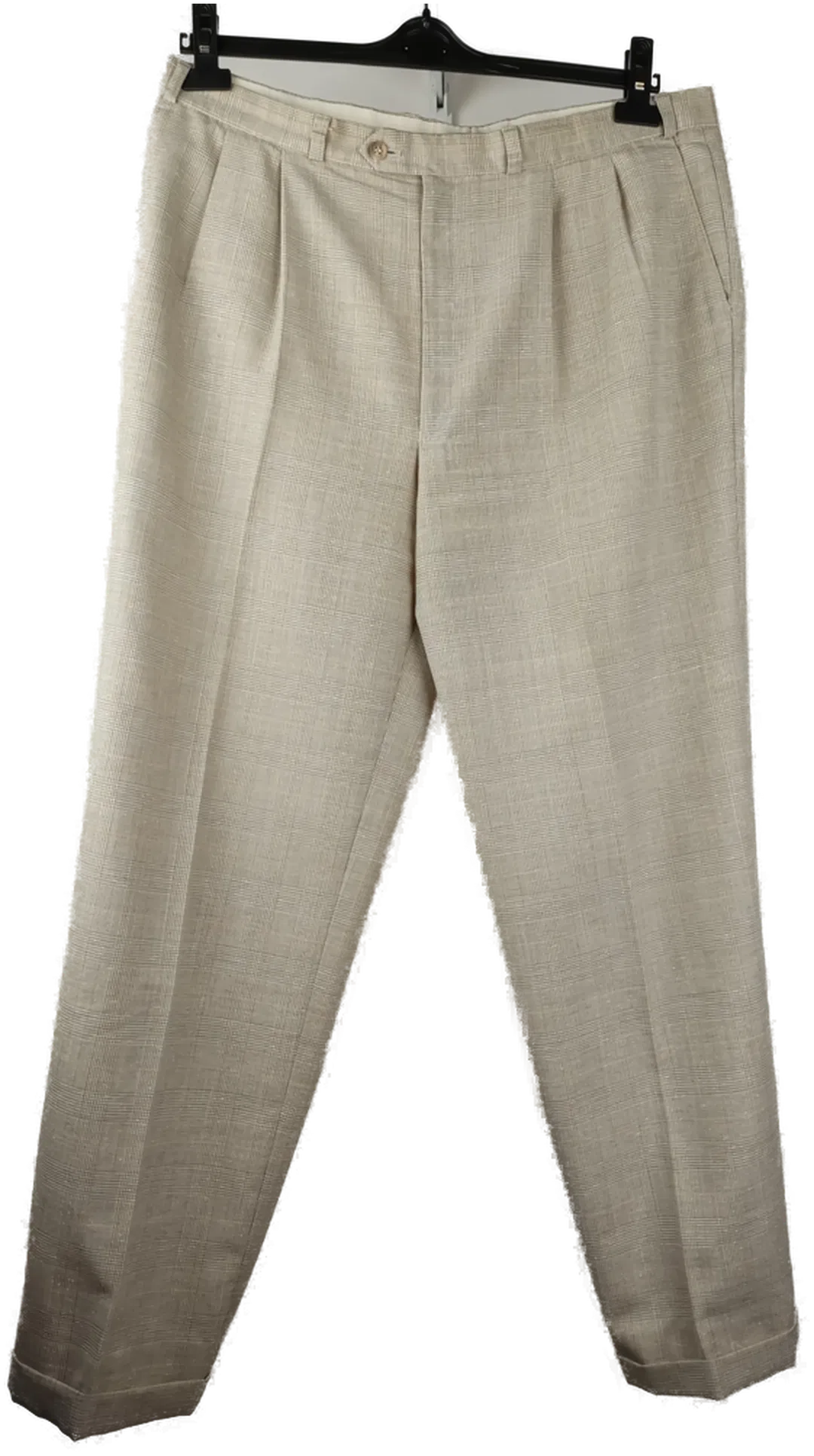 StMichael Herrenhose braunkariert - Bundweite 50 - Bild 1