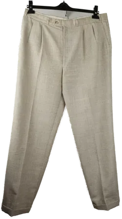 StMichael Herrenhose braunkariert - Bundweite 50 - Bild 1