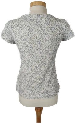 Clockhouse Damen T-Shirt Blümchenmuster - L/40 - Bild 2