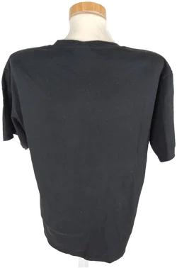T-Shirt "Port&Company", kurzarm mit Rundhalsausschnitt, schwarz mit Aufdruck, Größe M – Vorschau 3