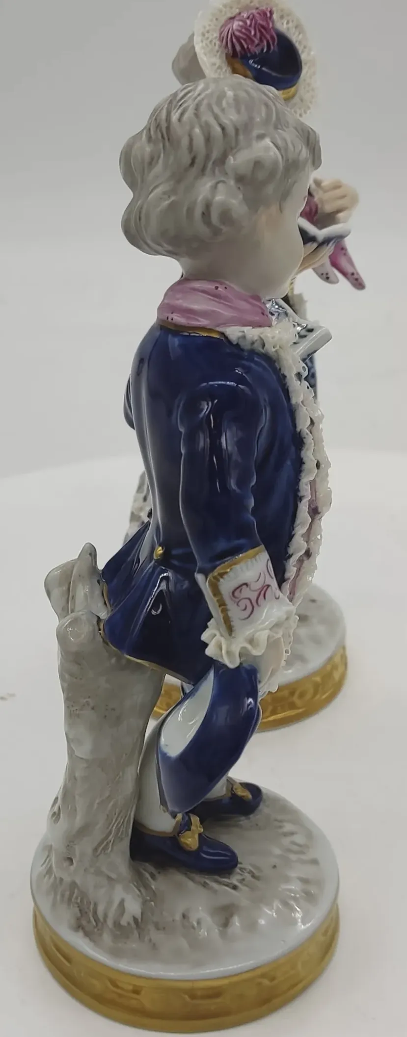 Unterweissbach Porzellan Figuren lesendes Paar   – Bild 4