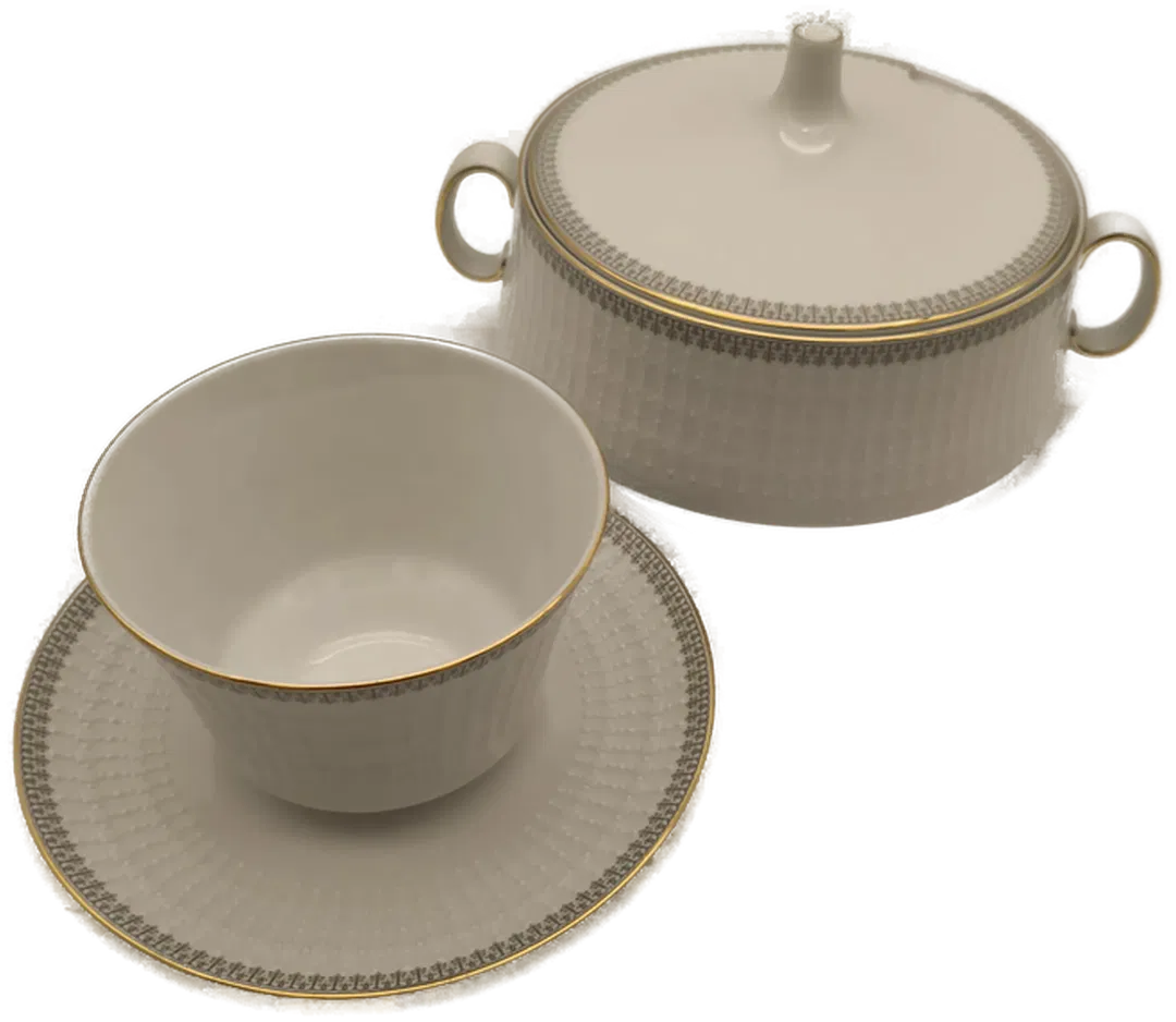 Suppenterrine und Servierschale, Hutschenreuther, Mid-century - Bild 4