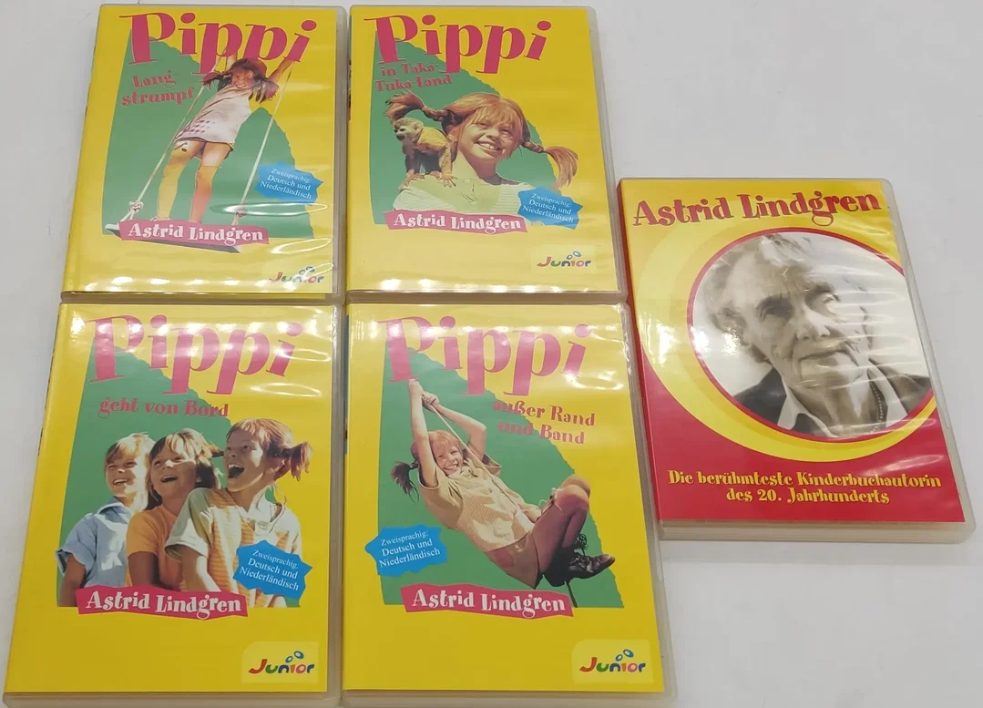 DVD 5 Disc´s  Alle 4 Spielfilme Pippi Langstrumpf + Bonus DVD "Astrid Lindgren" – Bild 4