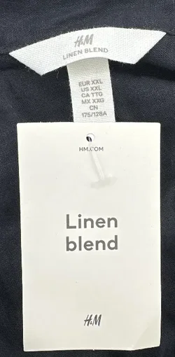 H&M / Linen Blend - Damen Longbluse - Gr. XXL - Bild 4