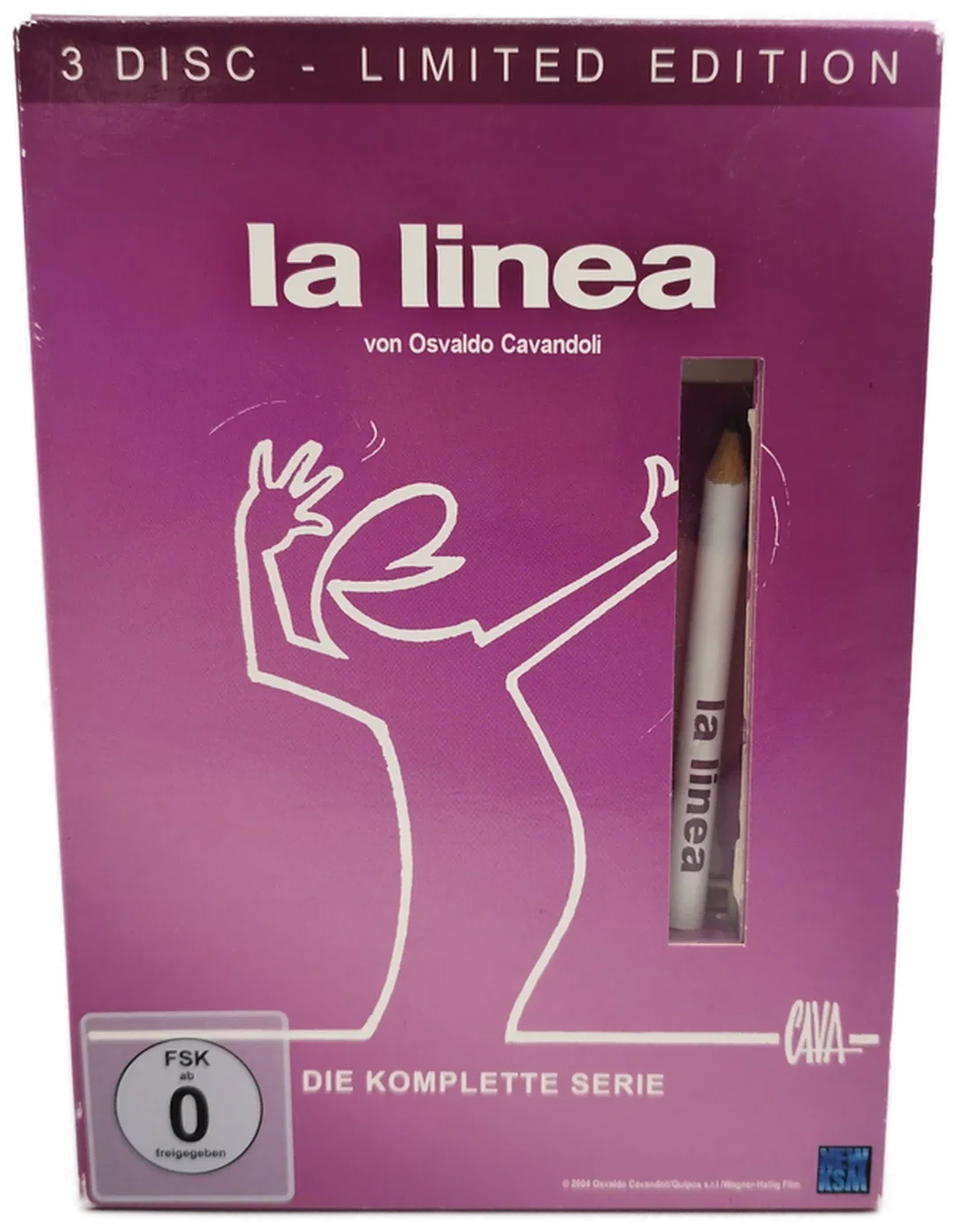 la linea - 3 Disc Limited Edition / 3000 Stück / von Osvaldo Cavandoli - Bild 1