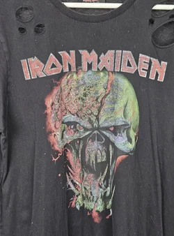 Iron Maiden Herren Band T-Shirt, schwarz - Gr. L  - Bild 3
