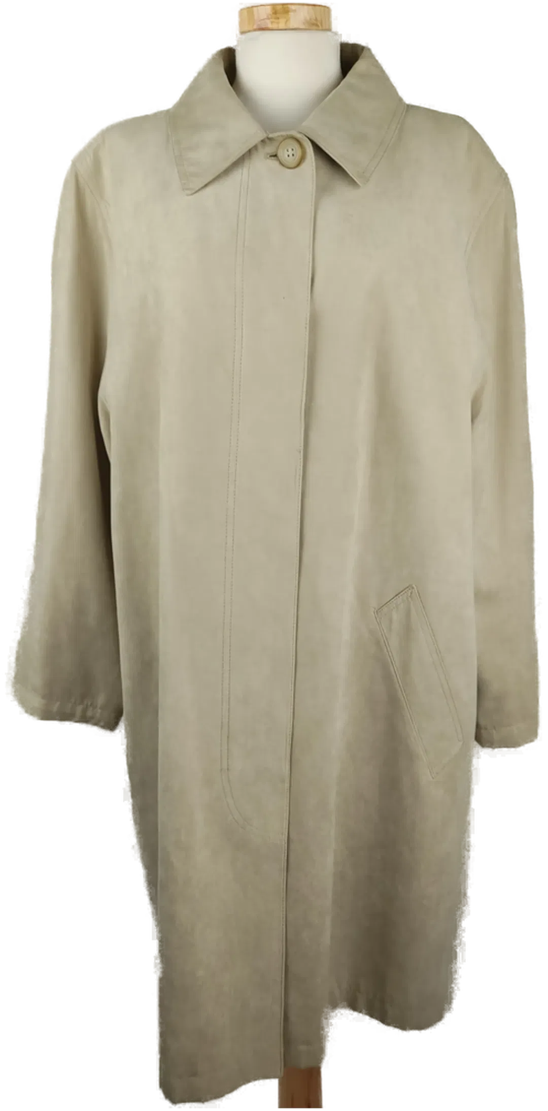 Exotic Velvets All Leaves Damen-Mantel beige - XL/42 - Bild 4