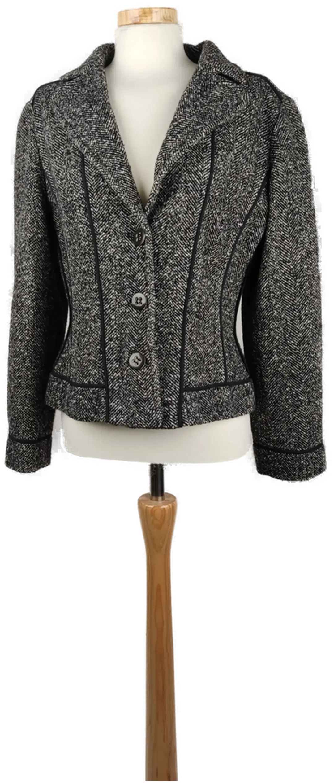 Marc Cain Damen-Blazerjacke grau meliert - S/36 - Bild 1