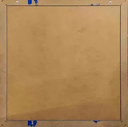 Großes Aktbild „Blaue Körper“ auf Spannholz im blauen Rahmen 109x109 cm - Bild 3