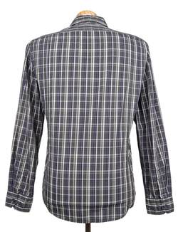 Esprit Herren Hemd, braun/blau - Gr. S - Bild 3