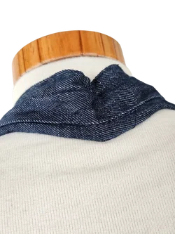 ZARA Damen Maxikleid, jeansblau - Gr. L / 40  - Bild 4