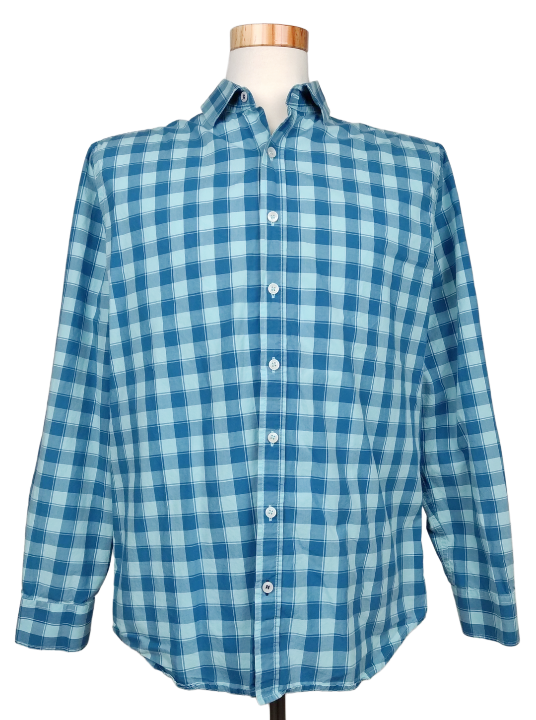 Mango Herren Hemd, blau - Gr. XL  - Bild 1