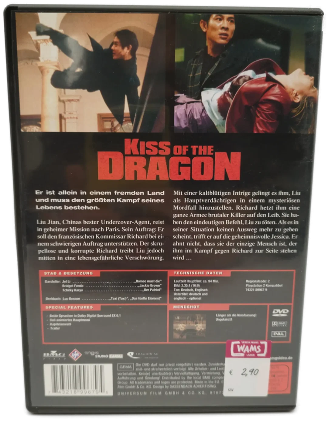 Kiss Of The Dragon - DVD / FSK18 – Bild 2