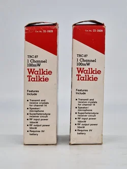 Realistic TRC-87 1-Kanal CB-Walkie-Talkie Set (2 Stück) - Schwarz - OVP – Vorschau 13