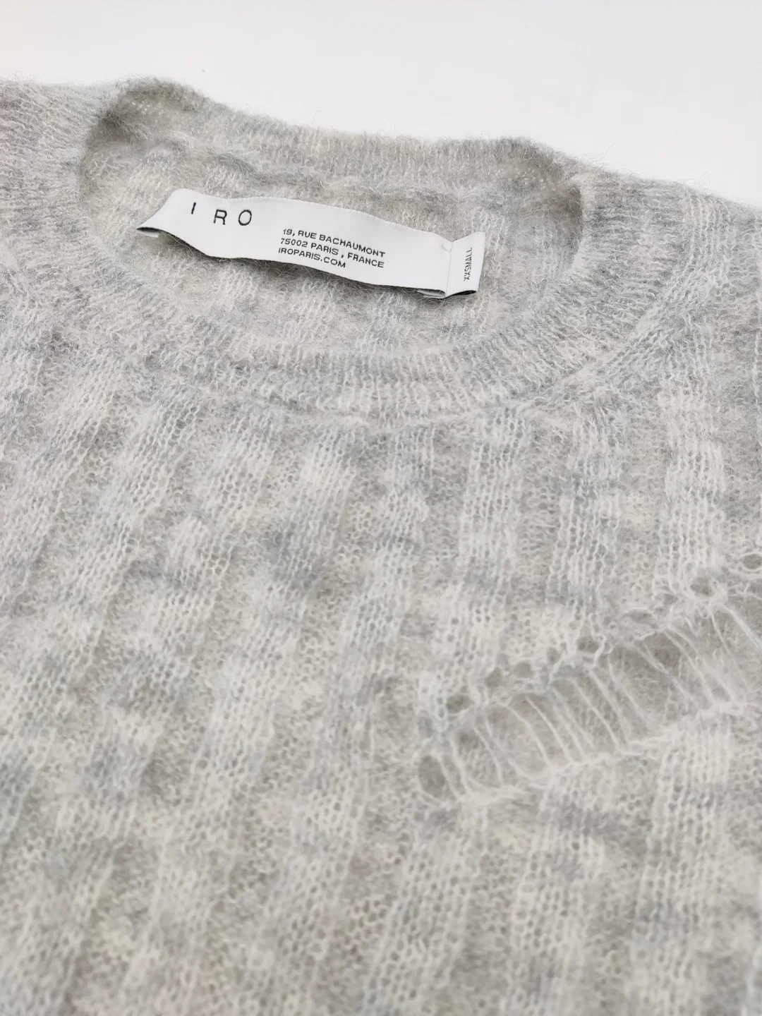 Iro Damen Wollpullover, grau - Gr. XXS – Bild 4