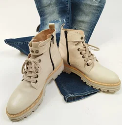 Stiefletten, Caterina C, beige, Gr. 40
