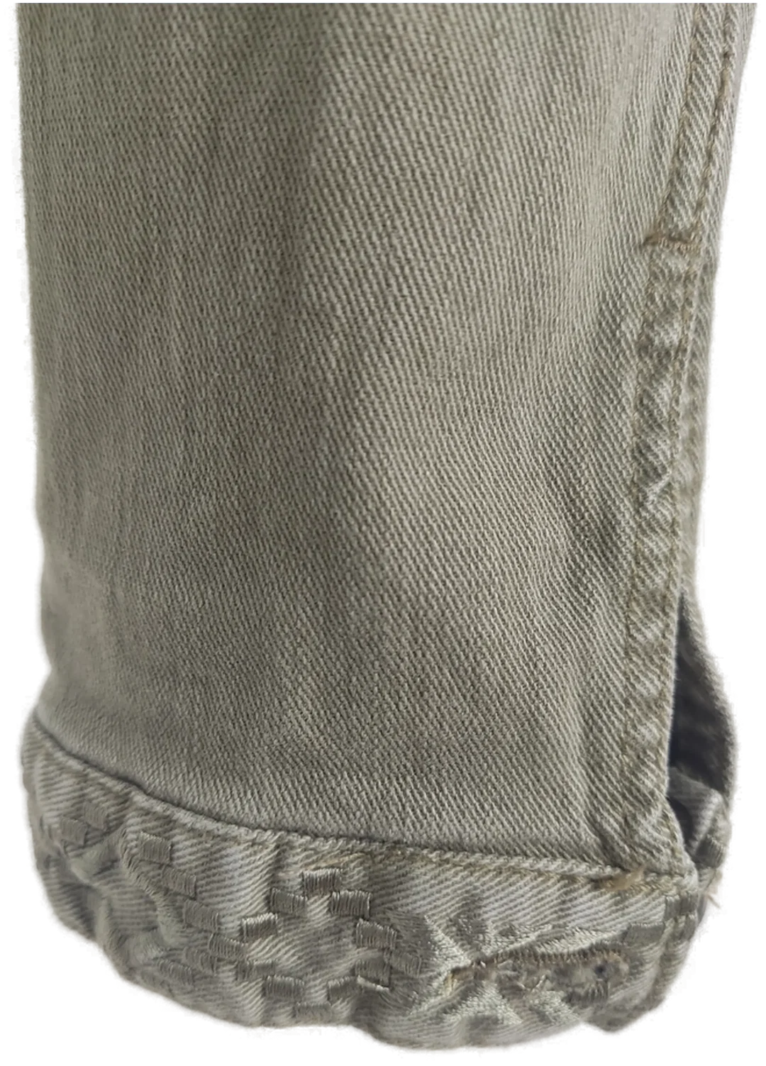 Jacke "s.Oliver", langarm mit Kragen, grün mit Taschen und Stickerei, Größe 36 – Bild 4