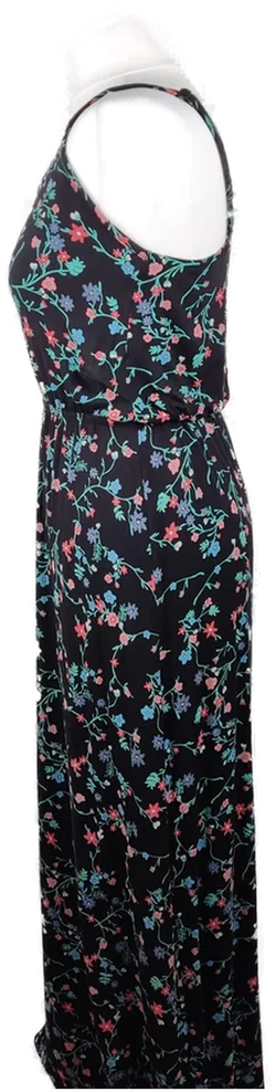 Bonprix Damen-Maxikleid Viskose Dunkelblau Geblümt | Sommerlich – Vorschau 2