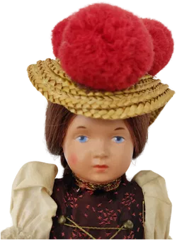 Schildkröt Puppe Tracht - H/25 cm - Bild 3