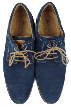 Sioux Herren Schnürschuh, blau - Gr. 43 - Bild 3