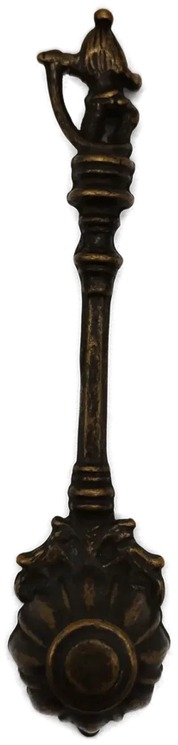 Alter indischer Bronze-Löffel - ca. 16cm - Bild 5