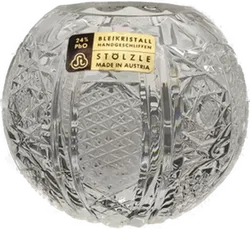 Stölzle Bleikristall Kugelvase ca 7cm - Bild 4