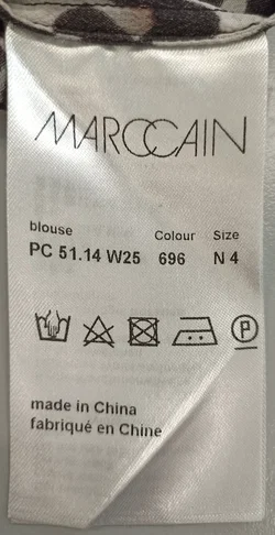 Marc Cain Damenbluse Leoprint Gr. L – Vorschau 4
