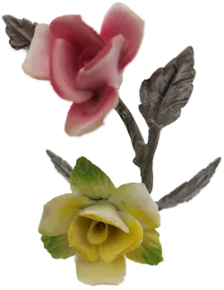 Capodimonte Porzellan-Rosen - Bild 3