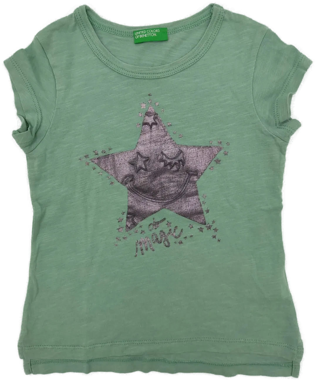 Benetton Kinder Shirt grün Gr.92 - Bild 1