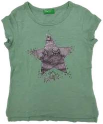 Benetton Kinder Shirt grün Gr.92 - Bild 1