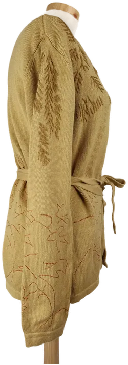 Jones Damen Wickelweste cappucinofarben mit Stickerei - Gr. 44/XXL - Bild 3