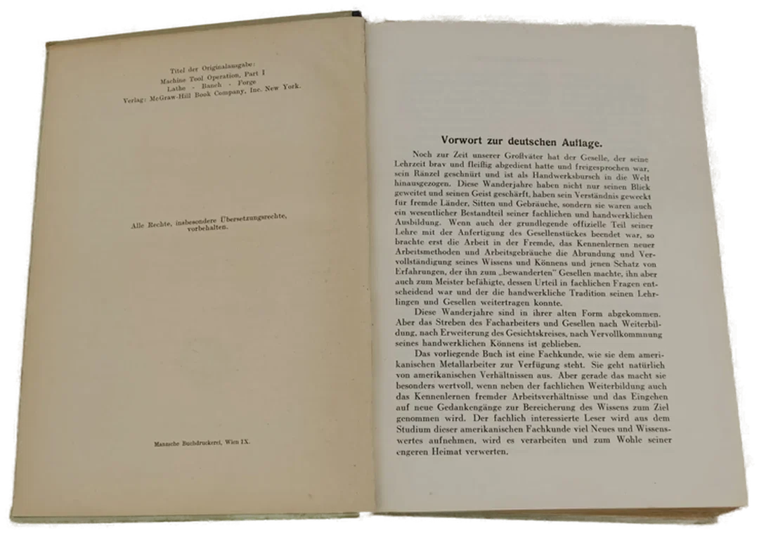 Buch Praktikum der Werkzeug- Maschinen Band 1 und 2 von Henry D. Burghardt – Bild 2