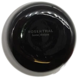 Rosenthal Vase schwarz aus Opalglas Home Design Höhe ca 25cm - Bild 6