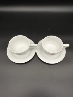 2 Stück Große Julius Meindl-Kaffeetassen mit Untertassen / Durchmesser 10,5 cm - Bild 4