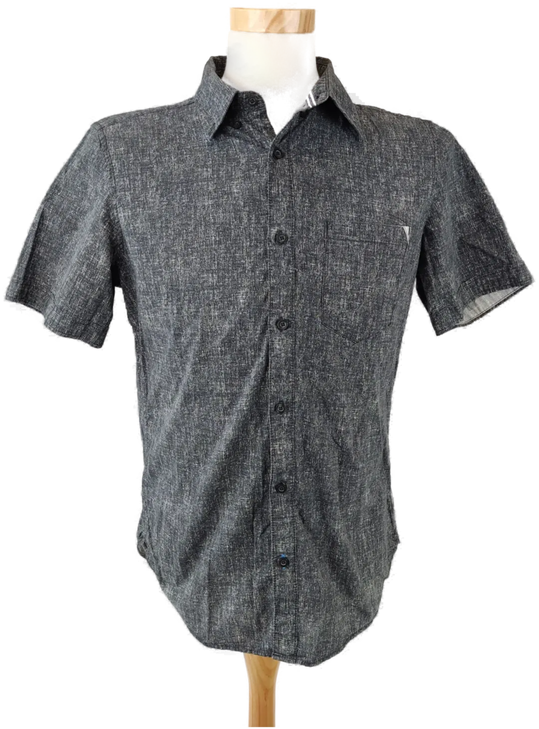 s.Oliver Herrenhemd grau, schwarz - M (Slim fit) - Bild 4