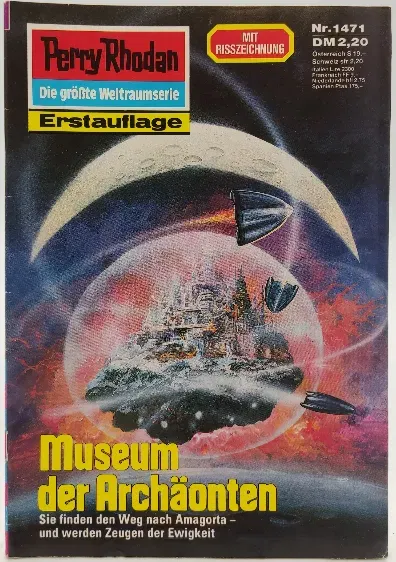Romanheft Perry Rhodan Museum der Archäonten Erstauflage Nr.1471 - Bild 2