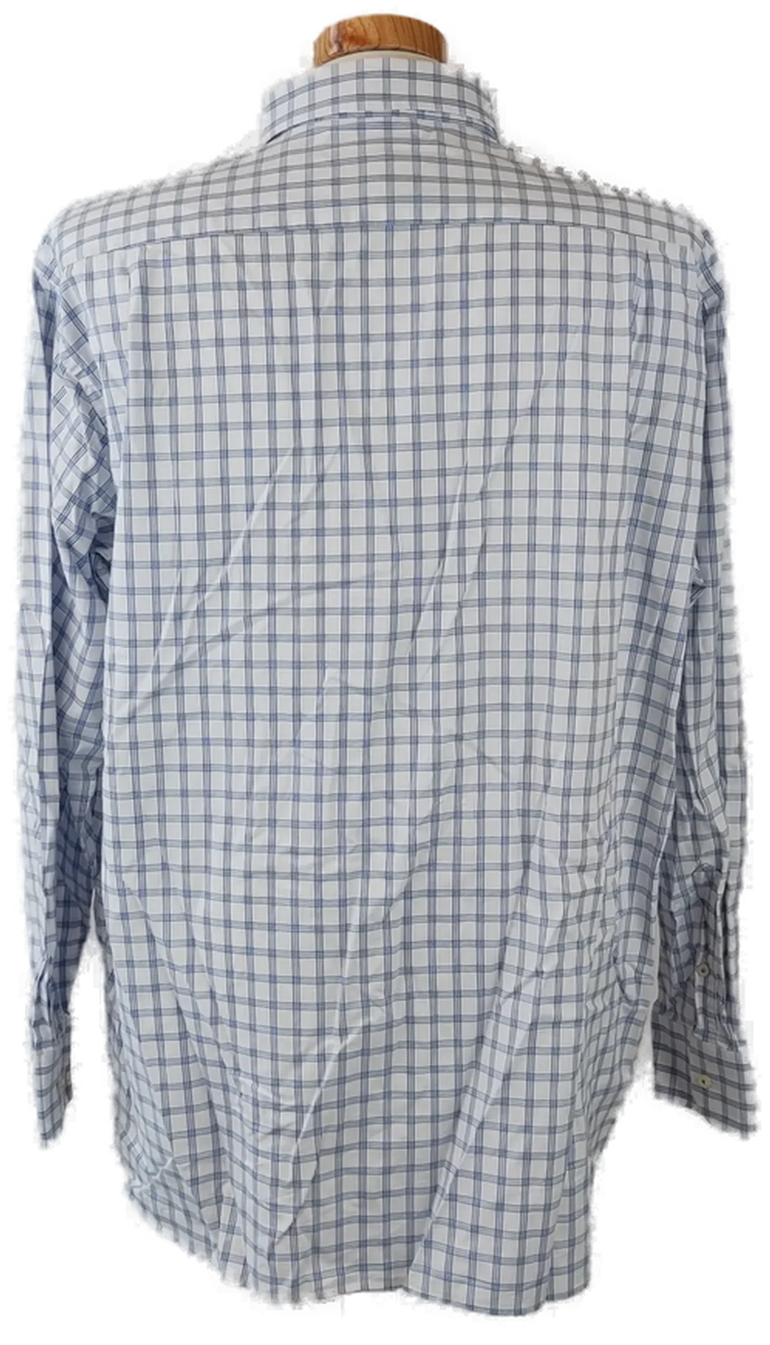McNEAL Herren Hemd Langarm, blau/weiß kariert - Gr. 45 (XXL) – Bild 2