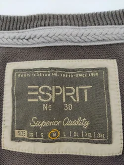 Esprit Herrenpullover braun, blau - Gr. M - Bild 4