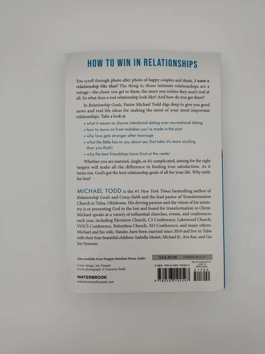 Relationship Goals: How to Win at Dating, Marriage, and Sex-  Michael Todd - Bild 2