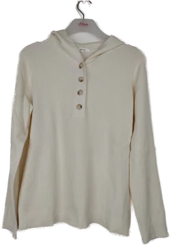 Opus Damenpullover mit Kapuze Beige | Second-Hand-Schatz - Bild 1