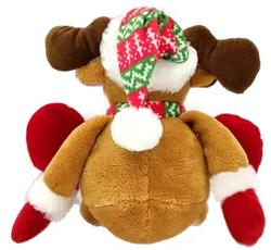 Weihnachtliches Plüsch-Rentier  - Bild 3