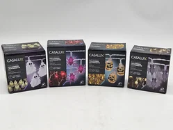 LED-Dekolichterketten für Halloween Set #4 (Geister, Fledermäuse, Kürbisse und Spinnen)