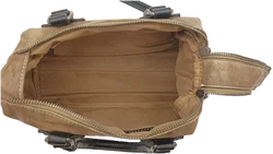 Damen Handtasche mit Nieten/ Kettendetails braun/schwarz - Bild 8