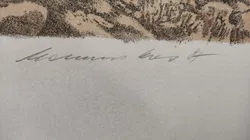 Bild Lithographie in Farbe 