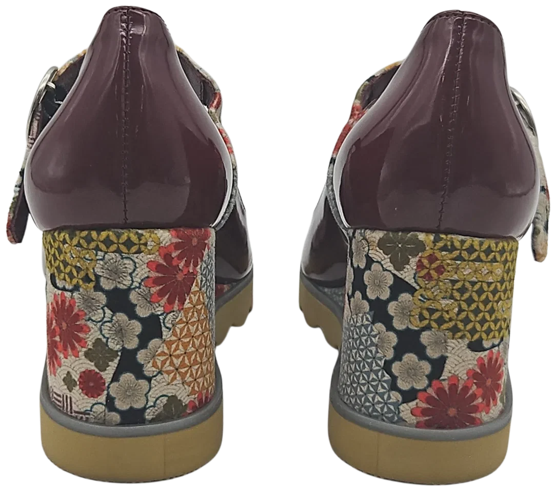 Desigual Damen Plateau Schuhe, rot - Gr. 40 – Bild 4